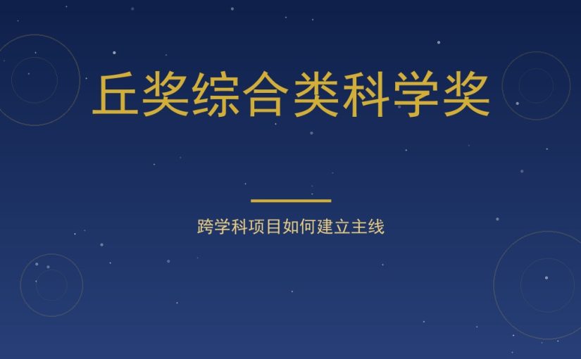 丘奖综合类科学奖怎么评？跨学科项目的优势与常见误区